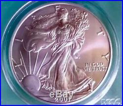1 Of 269 2001 WTC Gem American Silver Eagle PCGS World Trade Center Recovery GEM