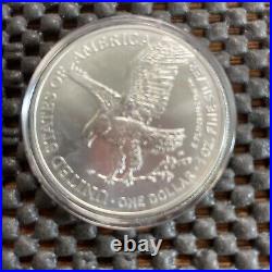 1 Oz Silver Coin 2023 American Eagle $1 Flags of the World Ukraine #108/300