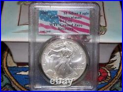 1 of 1440 SET 2001 American Gold & Silver Eagle PCGS WTC World Trade Center 911