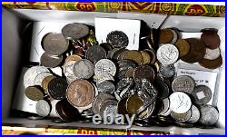 10+ LB Junk Cigar Box World Cull Coin & $7+ Silver, Sterling READ DESCRIPTION