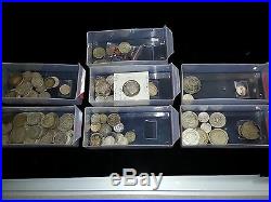 10 Pounds of Foreign World Coins 10LBS + Some Silver PLEASE READ DESCRIPTION