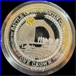 100th Anniv of WW1 Greatest Battles Proof Coin Collection 99.9% SILVER PLATED