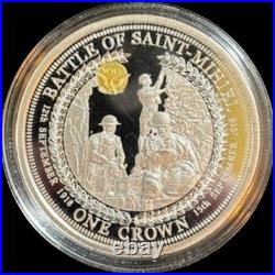 100th Anniv of WW1 Greatest Battles Proof Coin Collection 99.9% SILVER PLATED