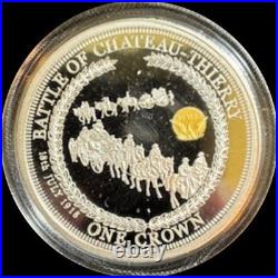100th Anniv of WW1 Greatest Battles Proof Coin Collection 99.9% SILVER PLATED