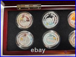 100th Anniv of WW1 Greatest Battles Proof Coin Collection 99.9% SILVER PLATED