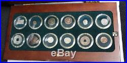 12 Religions of The Ancient World 12 Silver & Bronze Coin Collection Set(OOAK)