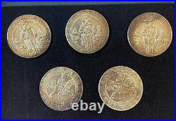 1486 First Dollar of the World Silver Coin Set 1986 Restrikes Guldiner