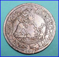 1609 1 Dicken Switzerland Zug Silver World Coin AU+