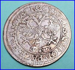 1609 1 Dicken Switzerland Zug Silver World Coin AU+