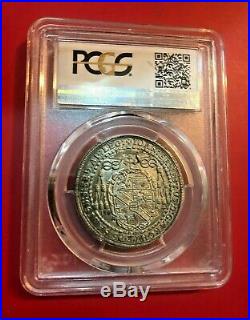 1694 Austrian States Salzburg 1/2 Thaler World Silver Coin PCGS AU 58