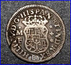 1740 Mexico 1 Real King Philip V Milled Pillar Piece Of Eight World Silver Coin