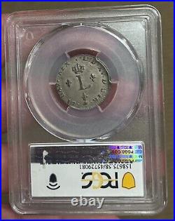 1764 French Colonies Sou Marque PCGS AU58 Sydney F Martin Collection 1764 French Colonies Sou Marque PCGS AU58 Sydney F Martin Collection