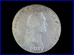 1774 Thaler Taler Saxony Large Crown-Sized World Silver Coin 1774 Thaler Taler Saxony Large Crown-Sized World Silver Coin