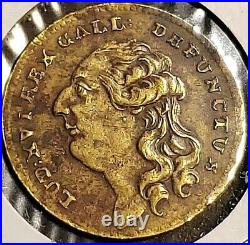 1793 // France // Louis XVI // 15 Sols //. 666 Silver Coin // Rare World Coin