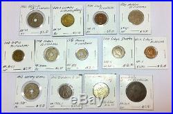 1800s-1900s World Lot of 150 Carded Coins with Silver, many BU-AU LOT#4