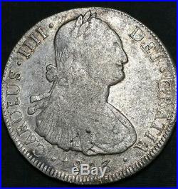 1803 PJ Bolivia 8 Reale Spanish Milled Bust US First Silver Dollar World Coin