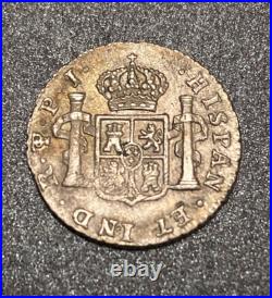 1808 PJ Bolivia 1/2 Reale Nice Boldly Struck World Silver Colonial Currency Coin 1808 PJ Bolivia 1/2 Reale Nice Boldly Struck World Silver Colonial Currency Coin