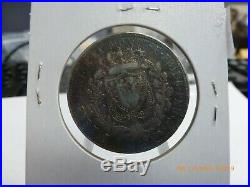 1826 p Sardinia Italian States 5 Lire World Silver Nice Details Coin