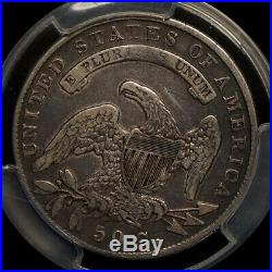 1835 USA Capped Bust Half Dollar PCGS Graded VF25 Scarce World Silver Coin