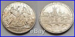 1876 Switzerland Lausanne 5 Franc World Silver Coin