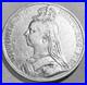 1889-Crown-GREAT-BRITAIN-Queen-Victoria-World-Silver-Coin-Choice-01-vfxj