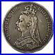 1889-Great-Britain-0-925-Silver-Crown-Queen-Victoria-World-Coin-KM-765-Lot-B5-41-01-ka