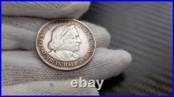 1893 SILVER coin Columbian Fair 1/2 Half Dollar cob Columbus SANTA MARIA ship 1893 SILVER coin Columbian Fair 1/2 Half Dollar cob Columbus SANTA MARIA ship