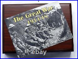 1914-18 The Great War 6 Silver Coins Centennial Collection Box #1079