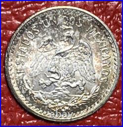 1914 Mexico 10 Centavos GEM Monster Album Toner Target Toned Silver World Coin 1914 Mexico 10 Centavos GEM Monster Album Toner Target Toned Silver World Coin