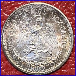 1914 Mexico 10 Centavos GEM Monster Album Toner Target Toned Silver World Coin 1914 Mexico 10 Centavos GEM Monster Album Toner Target Toned Silver World Coin