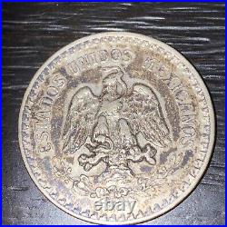 1919 Mexico Peso Low Mintage Key Date World Silver Coin