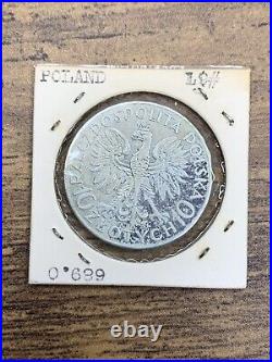 1933 Poland 10 zlotych (Romuald Traugutt) Commemorative Silver World Coin