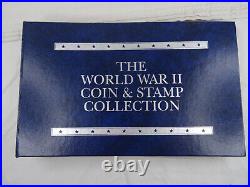 1941-1945 World War II Coin & Stamp Collection WWII US 90% Silver Annual Sets