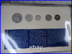 1941-1945 World War II Coin & Stamp Collection WWII US 90% Silver Annual Sets