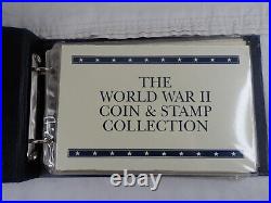 1941-1945 World War II Coin & Stamp Collection WWII US 90% Silver Annual Sets