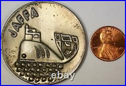 1965 Jaffa Coin of Israel. 935 Sterling Silver Whale State Medal