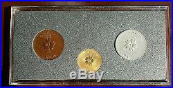 1970 Japan World Medal Expo Osaka Gold 750/Silver 925/Copper Keychains Coin