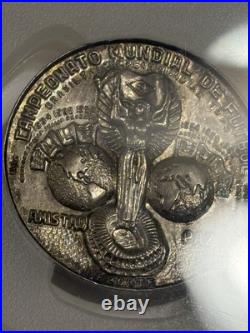 1970 Medal PCGS SP63 Mexico World Cup Grove 1088a