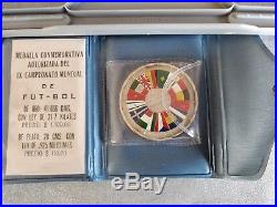 1970 Mexico world cup commemorative silver coin