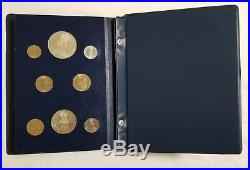 1971-1973 FAO Money World, Blue Album 2 Complete 4 Panels (34 coins)
