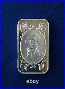 1974 World Wide Mint George Washington Classic Coins WWM-10 Silver Art Bar P0962
