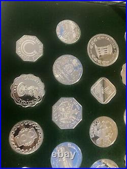 1978 25-piece Set Of Official Gaming Coins Of World's Greatest Casinos