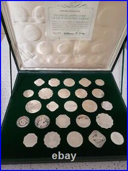 1978 Franklin Mint Official Gaming Coins Of World Great Casinos 25 Silver Coins