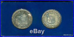 1981 Philippine 50 Pope Paul Visit & 25 World Food Day Coin Silver Set