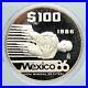 1985-MEXICO-FIFA-World-Cup-1986-Football-Soccer-PRF-Silver-100-Peso-Coin-i105597-01-gyn