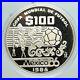 1985-Mo-MEXICO-FIFA-World-Cup-1986-Football-Proof-Silver-100-Peso-Coin-i105602-01-zb