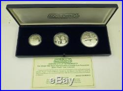 1986 World Championship of Football Programme Silver Proof Coin Collection COA