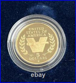 1991-1995 World War II 50th Anniversary 3 Coin Gold/ Silver Proof Set