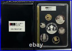 1991 NEW ZEALAND Elizabeth II RUGBY WORLD CUP Proof Set 7 Coins 1 Silver i114840