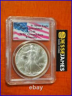 1991 Silver Eagle Pcgs Gem Uncirculated World Trade Center Wtc Recovery 9/11